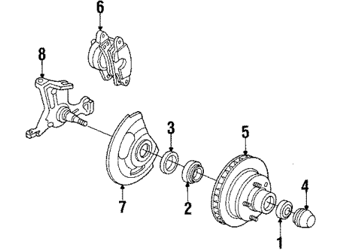 1989 Chevy Caprice Front Brakes Diagram