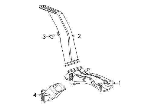 2019 GMC Yukon XL Ducts Diagram