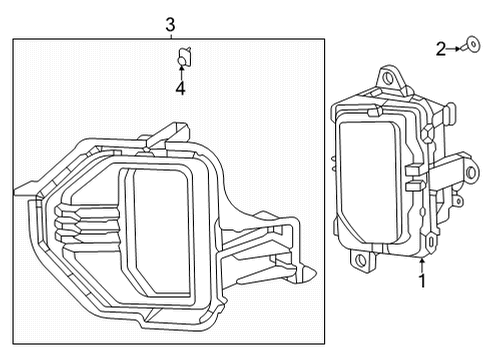 2021 GMC Canyon Fog Lamps Diagram