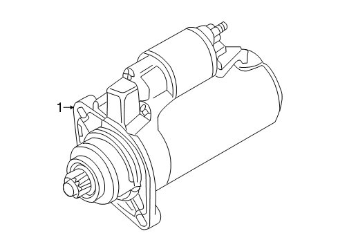 2009 Pontiac Vibe Starter Asm Diagram for 19205445