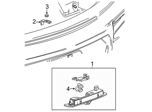 2022 Chevy Corvette Module Assembly, Video Processing Diagram for 85510260