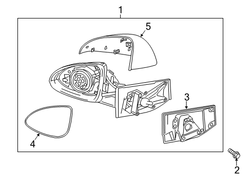 2015 Chevy Spark Outside Mirrors Diagram 2 - Thumbnail