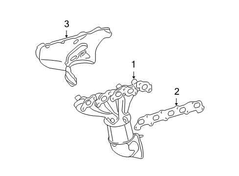 2008 GMC Canyon Exhaust Manifold Diagram 2 - Thumbnail