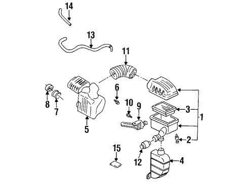 1995 Oldsmobile Achieva Filters Diagram 3 - Thumbnail