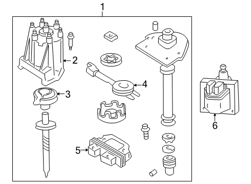 1997 GMC Jimmy Distributor Diagram