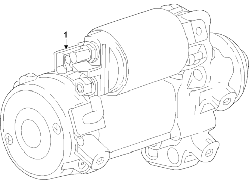 2021 Chevy Traverse Starter Diagram