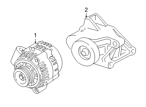 1996 Chevy Cavalier Alternator Diagram 2 - Thumbnail