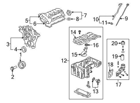 2011 Cadillac STS Engine Parts, Mounts, Cylinder Head & Valves, Camshaft & Timing, Oil Pan, Oil Pump, Crankshaft & Bearings, Pistons, Rings & Bearings, Variable Valve Timing Diagram