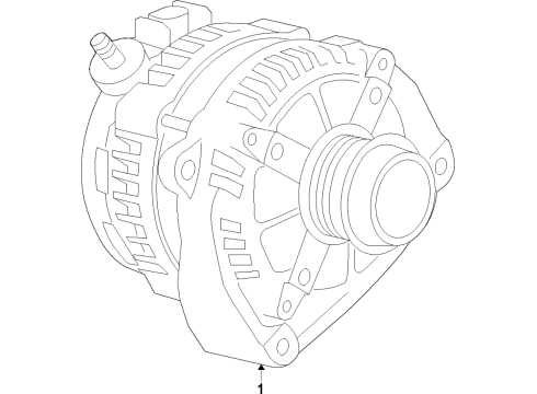 2022 Cadillac Escalade ESV Alternator Diagram 1 - Thumbnail