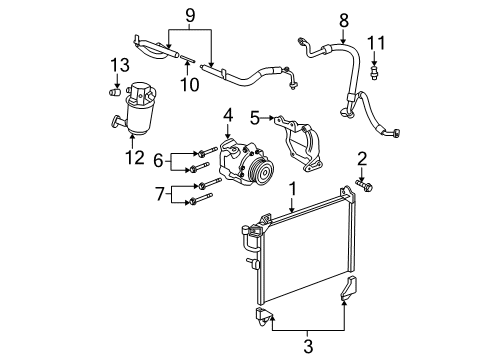 2009 Chevy Trailblazer Switches & Sensors Diagram