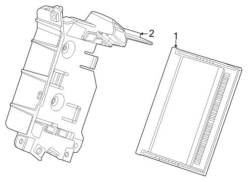 2023 GMC Canyon Electrical Components Diagram 1 - Thumbnail