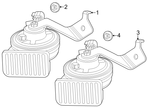 2024 Buick Encore GX Horn Diagram