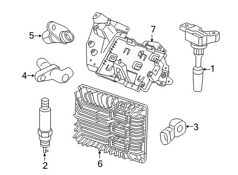 2023 Chevy Camaro Ignition System Diagram 2 - Thumbnail