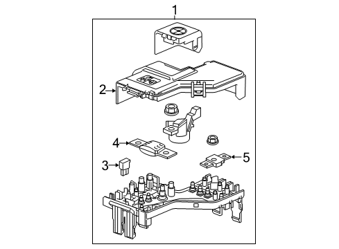 2023 Buick Enclave Fuse & Relay Diagram 2 - Thumbnail