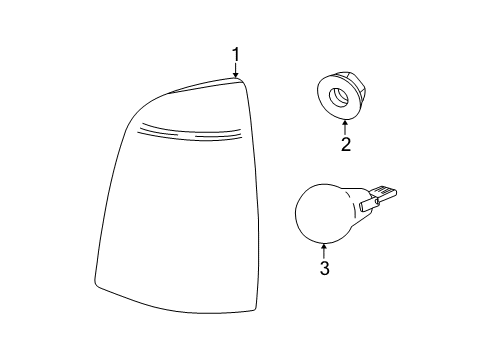 2003 Saturn LW200 Bulbs Diagram 4 - Thumbnail