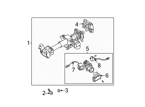 2009 Chevy Aveo5 Ignition Lock, Electrical Diagram 2 - Thumbnail