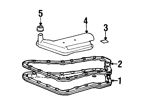 2004 Oldsmobile Silhouette Transaxle Parts Diagram