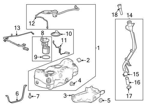 2024 Buick Encore GX Fuel System Components Diagram 2 - Thumbnail