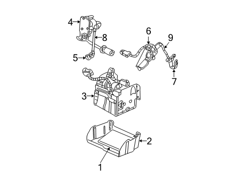 2003 Cadillac Escalade ESV Ride Control Diagram