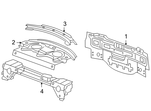 2008 Pontiac G6 Rear Body Diagram 2 - Thumbnail