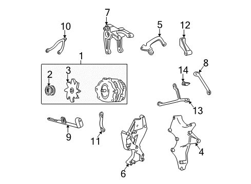 1995 Chevy Camaro Reman Alternator (Delco Cs144 140 Amps) Diagram for 19152118