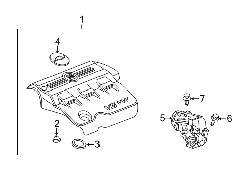 2011 Chevy Equinox Engine Appearance Cover Diagram 2 - Thumbnail