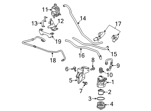 2016 Chevy Impala Fuel System Components, Fuel Delivery Diagram 2 - Thumbnail