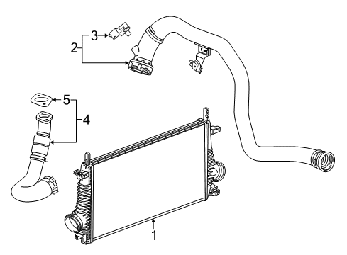 2016 Chevy Malibu Intercooler, Cooling Diagram 2 - Thumbnail