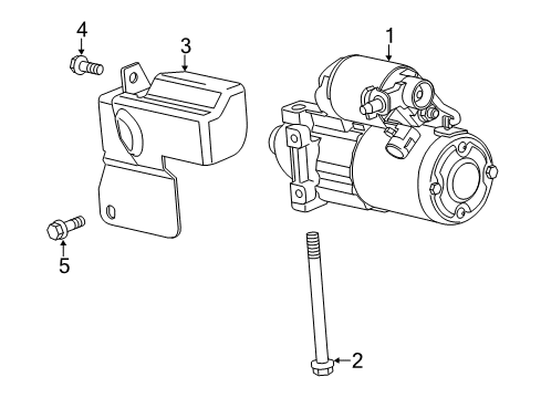 2016 GMC Sierra 1500 Starter Diagram