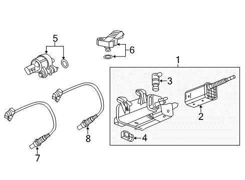 2014 GMC Terrain Emission Components Diagram 2 - Thumbnail