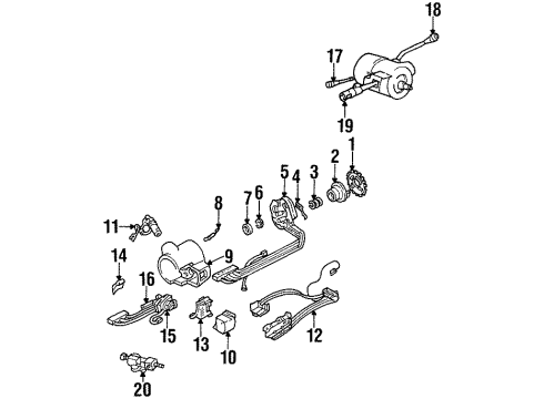 1998 Buick LeSabre Switches Diagram 2 - Thumbnail