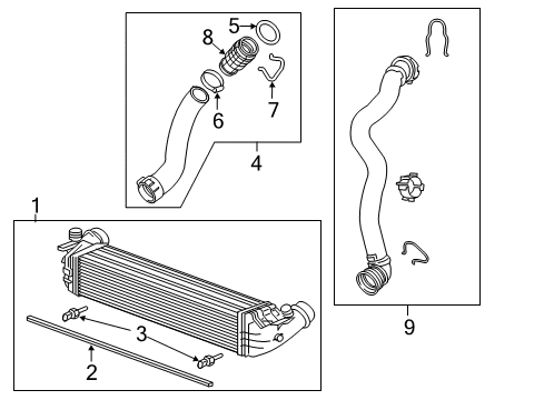 2018 Chevy Cruze Intercooler, Cooling Diagram 2 - Thumbnail