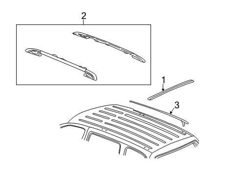 2001 Chevy Suburban 2500 Luggage Carrier Diagram