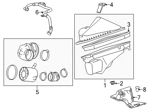 2014 Cadillac ATS Air Intake Diagram 1 - Thumbnail