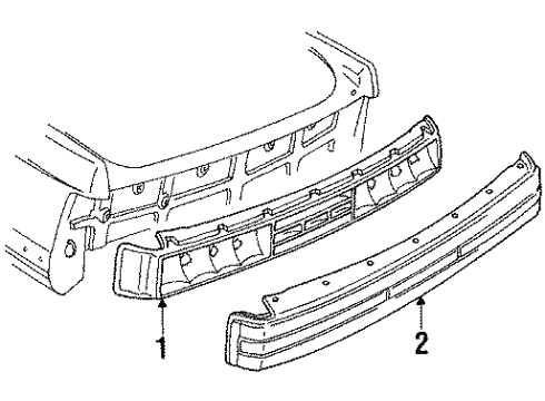 1996 Buick Century Combination Lamps Diagram