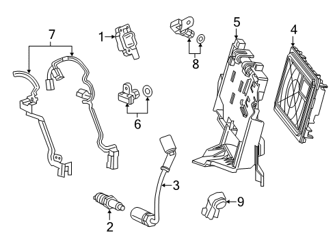 2023 GMC Sierra 1500 COIL,IGN Diagram for 12712681