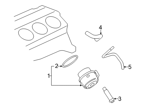 2007 Chevy Uplander Oil Cooler Diagram