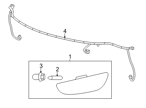 2013 Chevy Captiva Sport Front Lamps - Side Marker Lamps Diagram