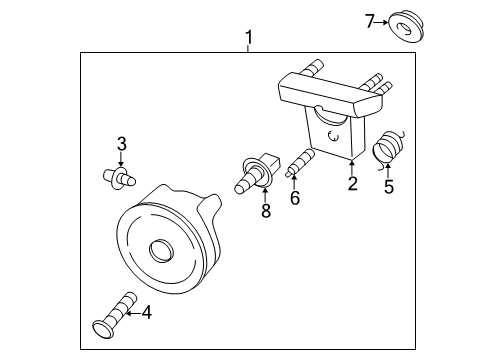 2005 Pontiac Aztek Bulbs Diagram 1 - Thumbnail