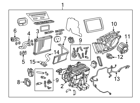 2016 Chevy Caprice Blower Motor & Fan, Air Condition Diagram 2 - Thumbnail