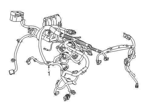 2017 Buick Envision Harness Assembly, Eng Wrg Diagram for 84218336