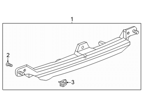 2021 Chevy Tahoe High Mount Lamps Diagram