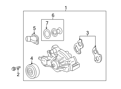 2014 Chevy Caprice Cooling System, Radiator, Water Pump, Cooling Fan Diagram 2 - Thumbnail