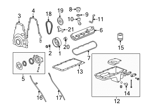 2009 GMC Canyon Filters Diagram 6 - Thumbnail