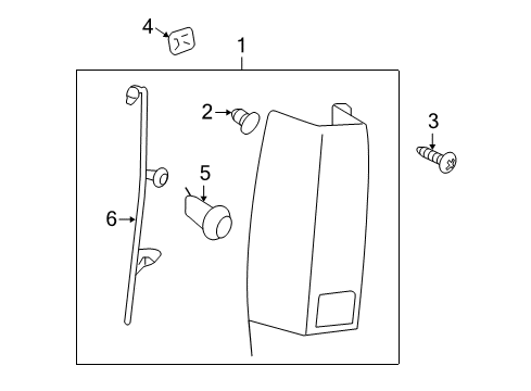 2010 Cadillac Escalade Bulbs Diagram 9 - Thumbnail