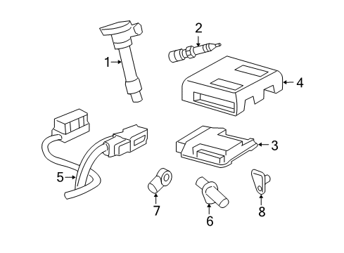 2008 Pontiac Torrent Harness Assembly, Engine Wiring Diagram for 25962372