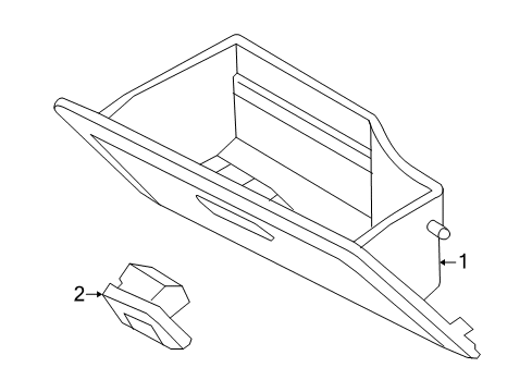 2009 Pontiac G3 Glove Box Diagram