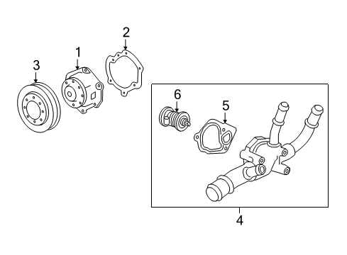 2021 Chevy Traverse Water Pump Diagram