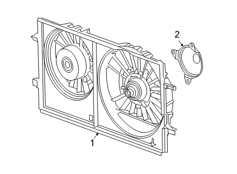 2007 Chevy Malibu Cooling System, Radiator, Water Pump, Cooling Fan Diagram 5 - Thumbnail