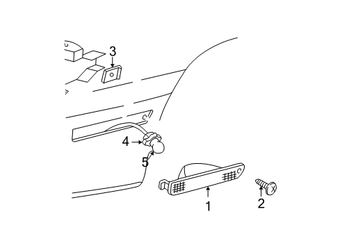 1999 Chevy Malibu Side Marker Lamps Diagram